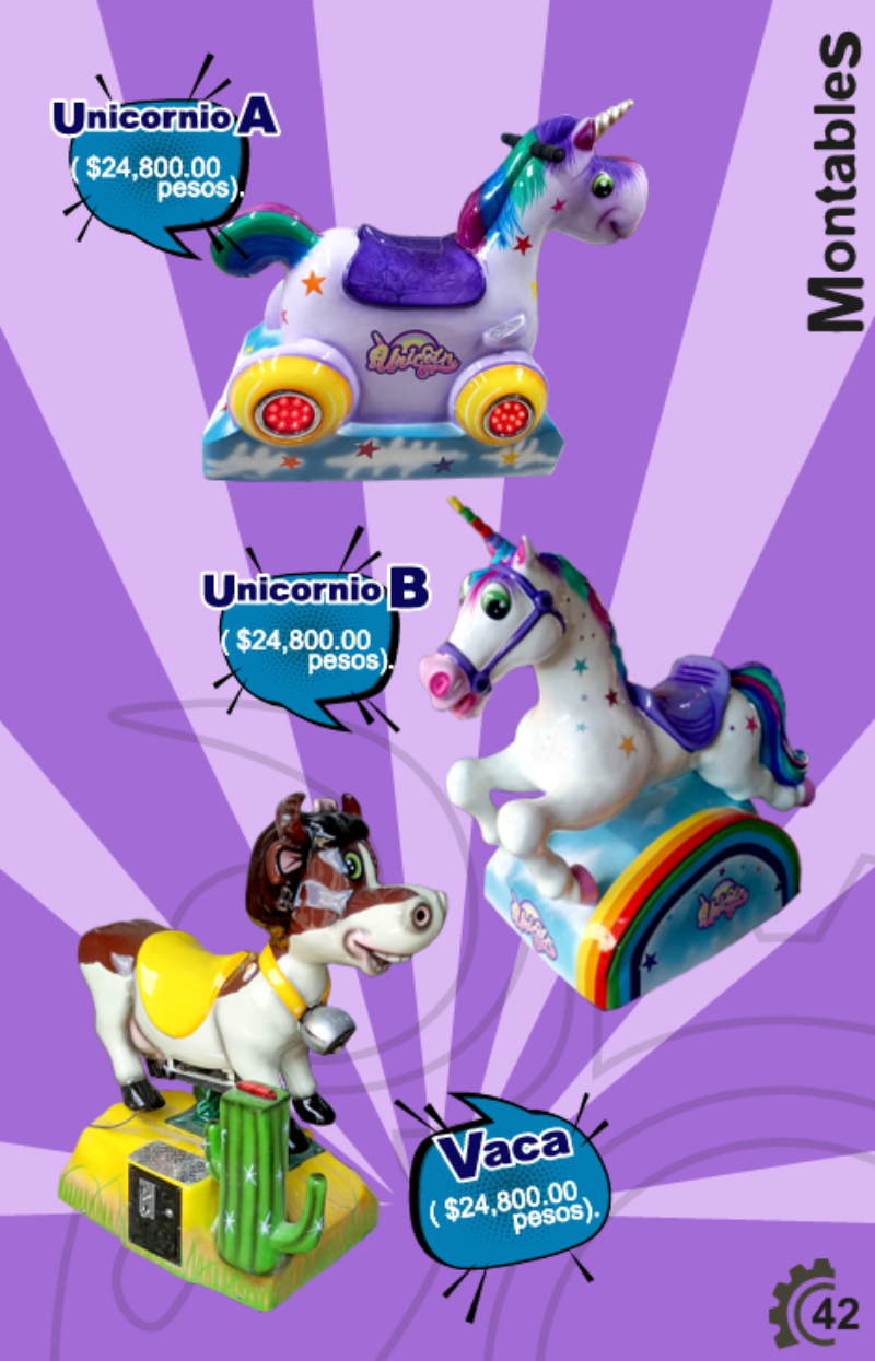 Montable Unicornio A / Unicornio B